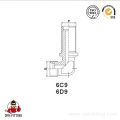 90 Grad-metrische männliche 24degree LT-hydraulische Schott-Befestigung (6C9)